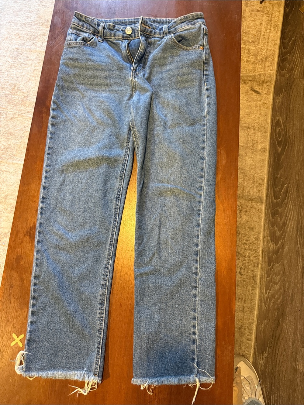 Classic High-Rise Straight Leg Jeans - Medium Blue wild fable W26